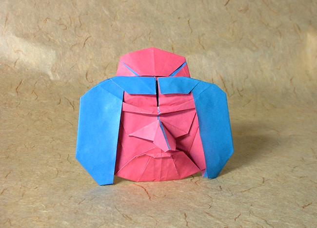 Origami Tengu by Seiji Nishikawa folded by Gilad Aharoni