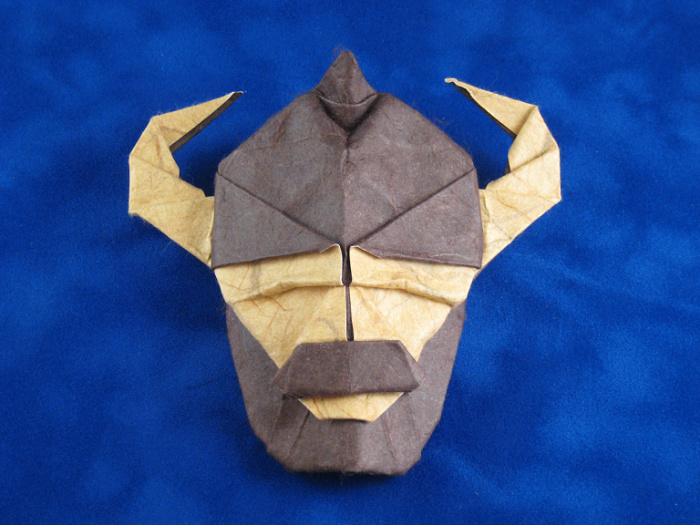 Origami Viking by Gabriel Alvarez Casanovas folded by Gilad Aharoni