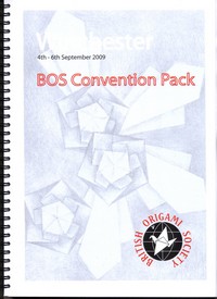 BOS Convention 2009 Autumn book cover