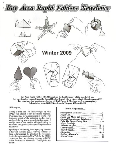 Cover of BARF 2009 Winter by Jeremy Shafer