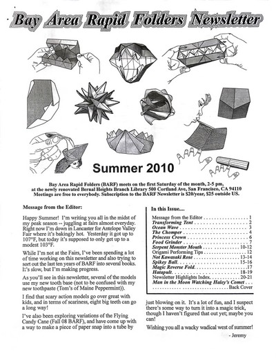Cover of BARF 2010 Summer by Jeremy Shafer