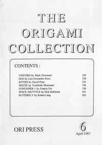 Cover of The Origami Collection 6