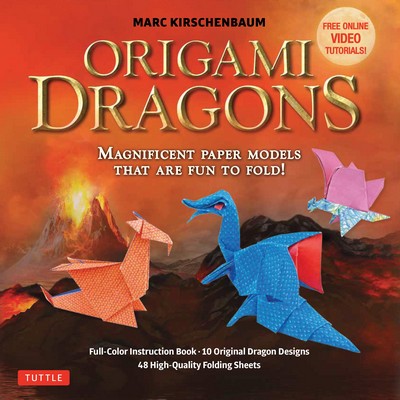 Cover of Origami Dragons by Marc Kirschenbaum
