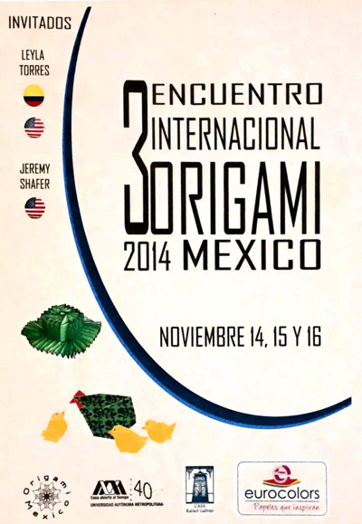 Cover of Mexico Origami Convention 2014