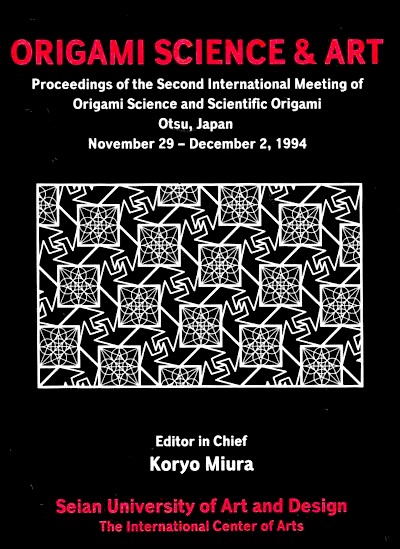 Cover of Origami Science and Art Proceedings - 1994