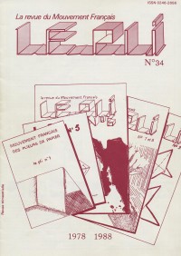 Cover of Le Pli 34