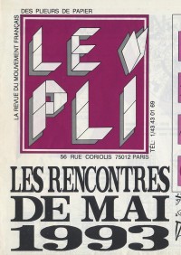 Le Pli 53 book cover