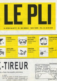 Cover of Le Pli 58