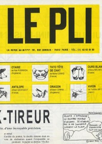 Le Pli 58 book cover