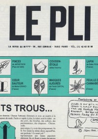 Cover of Le Pli 59