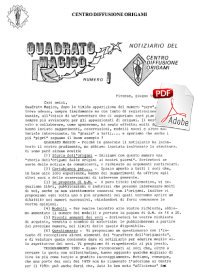 Cover of Quadrato Magico Magazine 1