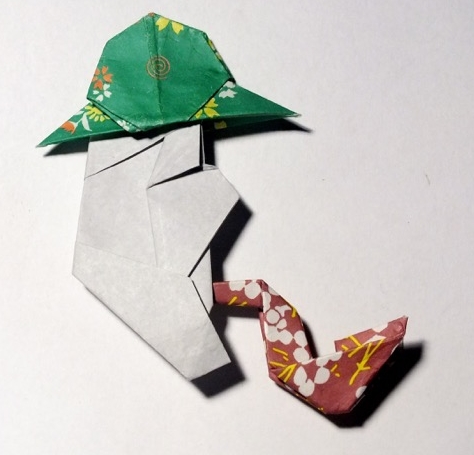 Origami Sherlock Holmes by Robert W. Allen on giladorigami.com