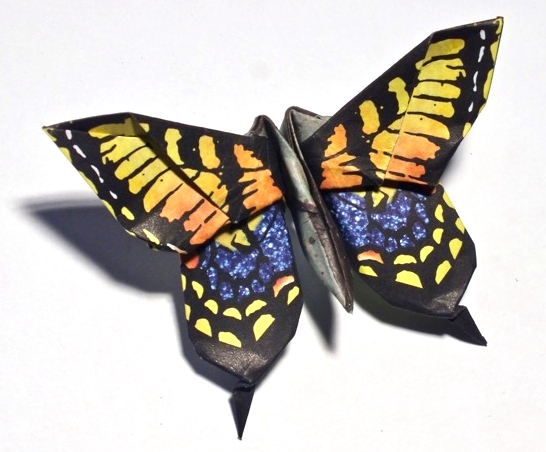 Origami Swallowtails by Roman Diaz on giladorigami.com