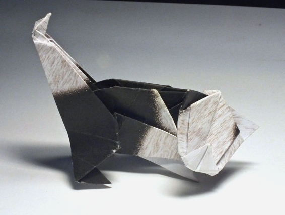 Origami American Wirehair by Roman Diaz on giladorigami.com