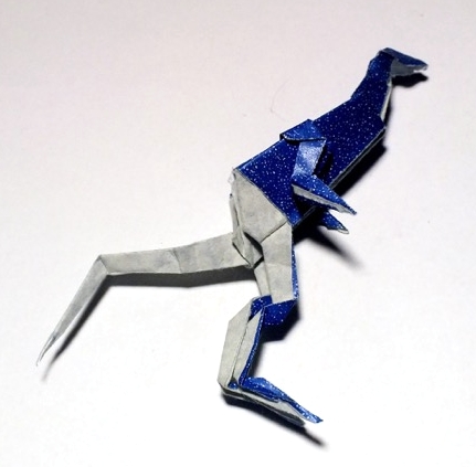 Origami Ornithomimus by Sidney French on giladorigami.com