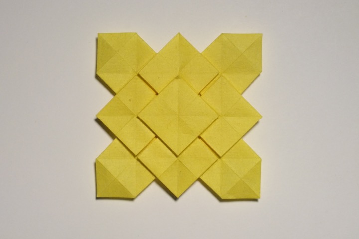 Origami Hydrangea base D by Fujimoto Shuzo on giladorigami.com