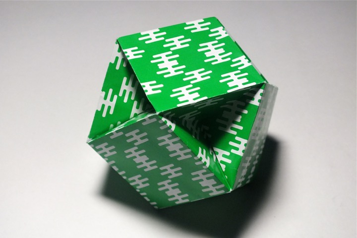 Origami Cubehemioctahedron by John Montroll on giladorigami.com