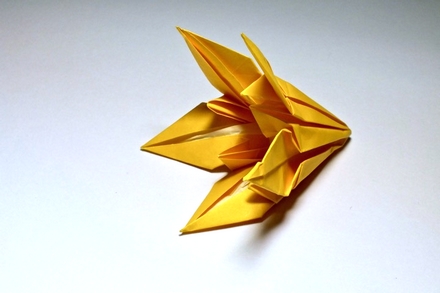 Origami Lily by John Montroll on giladorigami.com