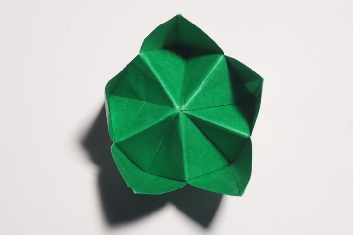 Origami Five-pointed flower by John Montroll on giladorigami.com