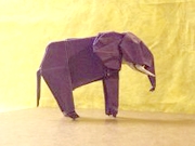 Origami Elephant by John Montroll on giladorigami.com