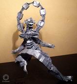 Origami God of thunder by Hojyo Takashi on giladorigami.com