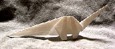Origami Diplodocus by Fumiaki Kawahata on giladorigami.com