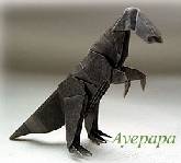 Origami Hadrosaurus by John Montroll on giladorigami.com