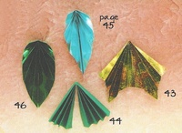 Origami Leaf ornament by Anita F. Barbour on giladorigami.com