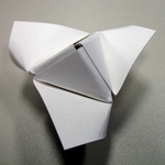 Origami Business card trefoil by Bob Voelker on giladorigami.com