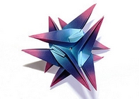 Origami 3D stars by Miyuki Kawamura on giladorigami.com