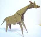Origami Giraffe (ver. 2) by Ronald Koh on giladorigami.com