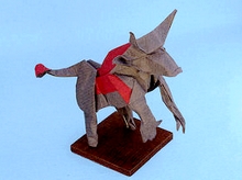 Origami Minotaur by Antonio Chavez Armas on giladorigami.com