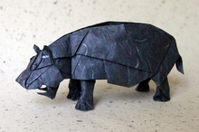 Origami Hippopotamus by Nicolas Gajardo Henriquez on giladorigami.com