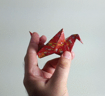 Origami Flapping bird by Traditional on giladorigami.com