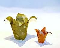 Origami Floral Pot by Jeff Beynon on giladorigami.com