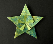 Origami 5 point modular star by Jose Meeusen (Krooshoop) on giladorigami.com