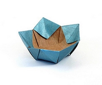 Origami Dish by Philip Shen on giladorigami.com