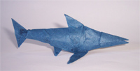 Origami Ichthyosaurus by Fernando Gilgado Gomez on giladorigami.com