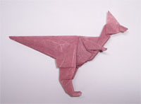 Origami Parasaurolophus by Fernando Gilgado Gomez on giladorigami.com