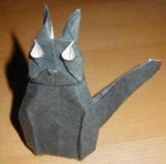 Origami Cat by Robin Glynn on giladorigami.com