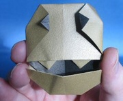 Origami Dracula - simple by Robin Glynn on giladorigami.com