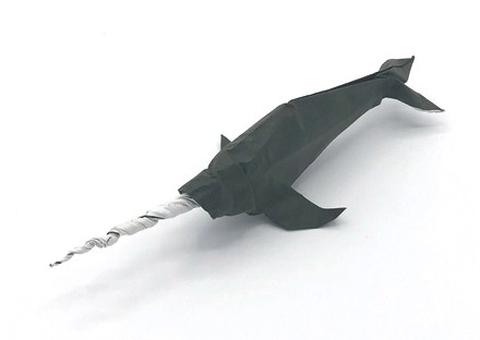 Origami Narwhal by Manuel Sirgo on giladorigami.com