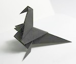 Origami Crow by Akiko Ishikawa on giladorigami.com