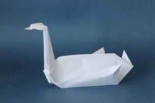 Origami Swan by John Montroll on giladorigami.com