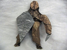 Origami Warrior by Jorge E. Jaramillo on giladorigami.com