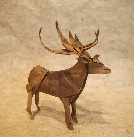 Origami Deer by Satoshi Kamiya on giladorigami.com