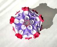 Origami Bubble drop by Miyuki Kawamura on giladorigami.com