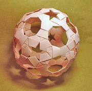 Origami Sphere 94 by Heinz Strobl on giladorigami.com
