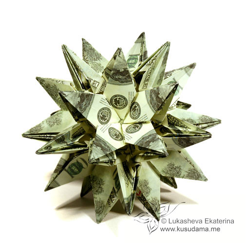 Origami Dollar Crocus by Ekaterina Lukasheva on giladorigami.com