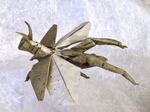 Origami Grasshopper - flying by Robert J. Lang on giladorigami.com